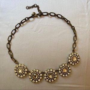 J Crew Layered Circle Statement Necklace